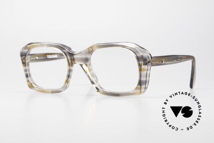 Visogard by Metzler 80's Old School Men's Glasses, rare old 1980's men's eyeglass-frame in LARGE size, Made for Men