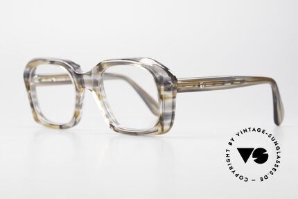 Visogard by Metzler 80's Old School Men's Glasses, typical idiosyncratic coloring for that time; unique, Made for Men