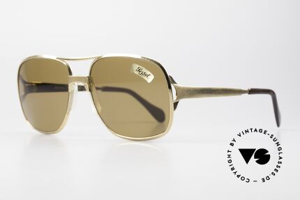 Persol 761 Ratti 80's Men's Sunglasses Old School, high-end mineral lenses with famous Persol engraving, Made for Men