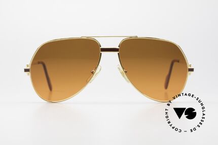 Cartier Vendome Laque - M Luxury Sunglasses Aviator, mod. "Vendome" was launched in 1983 & made till 1997, Made for Men and Women