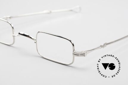 Lunor I 13 Telescopic Square Reading Frame PP, original more than 20 years old; timelessly elegant, Made for Men and Women