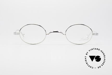 Lunor II 04 Oval XS Frame Platinum PP, full rimmed, Platinum plated: tangible top-notch quality, Made for Men and Women