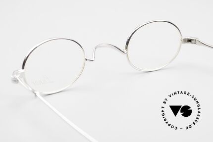 Lunor II 04 Oval XS Frame Platinum PP, NO RETRO EYEGLASSES; but a luxury vintage ORIGINAL, Made for Men and Women