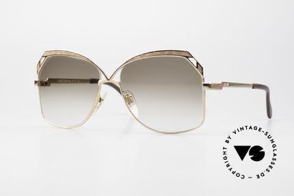 Cazal 219 True 80's Ladies Sunglasses, rare vintage designer sunglasses by the brand CaZal, Made for Women