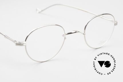 Lunor II 22 Metal Glasses Platinum Plated, unworn RARITY for all lovers of quality from app. 1998, Made for Men and Women