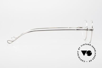 Lunor II 22 Metal Glasses Platinum Plated, this quality frame can be glazed with lenses of any kind, Made for Men and Women