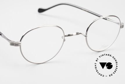 Lunor II A 22 Round Specs Antique Silver AS, NO RETRO EYEGLASSES; but a luxury vintage ORIGINAL, Made for Men and Women