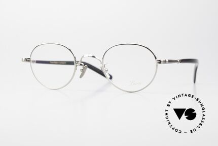 Lunor VA 108 Round Panto Eyeglasses PP AS Details
