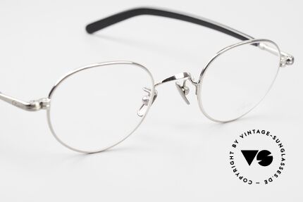 Lunor VA 108 Round Panto Eyeglasses PP AS, top-notch craftsmanship & timeless design, size 46/24, Made for Men and Women