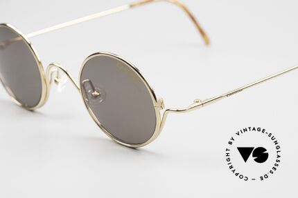 Carrera 5566 Round Vintage Sunglasses 90s, with high-end Carrera lenses for max. UV-protection, Made for Men and Women
