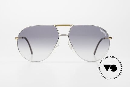 Carrera 5326 Rare 80's Men's Sunglasses, classic 80's aviator (tear drop shaped) frame design, Made for Men