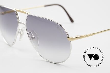 Carrera 5326 Rare 80's Men's Sunglasses, silver/gold frame finish with little adornment screws, Made for Men