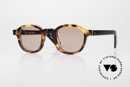 Lesca Brut Panto 8mm Upcycling Acetate Collection, new LESCA Lunetier sunglasses in old vintage acetate, Made for Men and Women