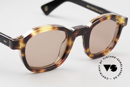 Lesca Brut Panto 8mm Upcycling Acetate Collection, limited, since vintage acetate is only a little available, Made for Men and Women