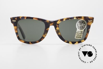 Ray Ban Wayfarer I Limited Deluxe Edition USA, worn by Don Johnson in "Miami Vice" in the 1980's, Made for Men and Women Ray Ban Wayfarer I Limited Deluxe Edition USA, worn by Don Johnson in "Miami Vice" in the 1980's, Made for Men and Women