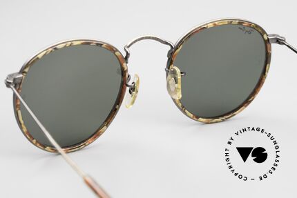 Ray Ban Round Metal 49 Round Vintage Mosaic B&L USA, LIMITED Edition: W1676, 49mm, bronze, G-15 XLT!, Made for Men and Women