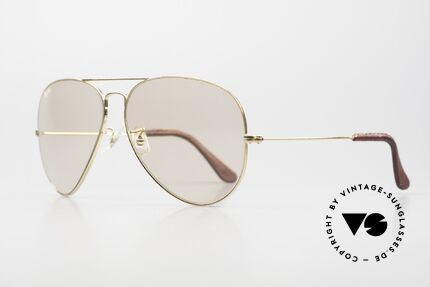 Ray Ban Large Metal II Leathers Changeable USA B&L, orig. Bausch&Lomb mineral lenses (100%UV protection), Made for Men