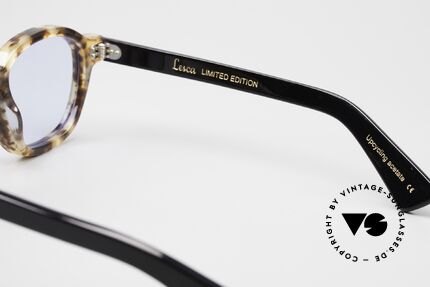 Lesca Brut Panto 8mm Collection Upcycling Acetate, Size: medium, Made for Men and Women