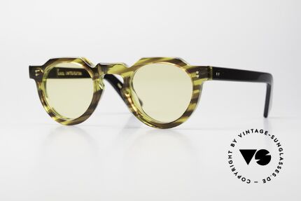 Lesca Crown Panto 8mm Collection Upcycling Acetate, Lesca Crown PANTO 8mm col. 15, LIMITED EDITION!, Made for Men and Women