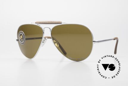 Cebe 309 Leather Aviator Carnet De Vol, rare & top quality vintage CEBE aviator sunglasses, Made for Men