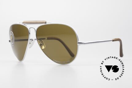 Cebe 309 Leather Aviator Carnet De Vol, sturdy metal frame with extremely high-quality lenses, Made for Men