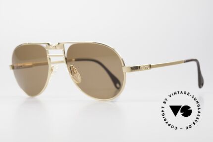 Cazal 750 Golf Edition Titanium Golfer Sunglasses, TITANIUM = 23g only (very pleasant to wear), Made for Men