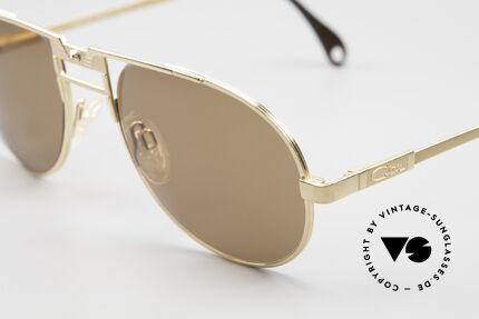 Cazal 750 Golf Edition Titanium Golfer Sunglasses, with spring hinges for highest wearing comfort, Made for Men