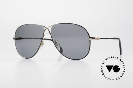 Cazal 728 80's Aviator Sunglasses Large, legendary aviator design from the 80's by Cazal, Made for Men