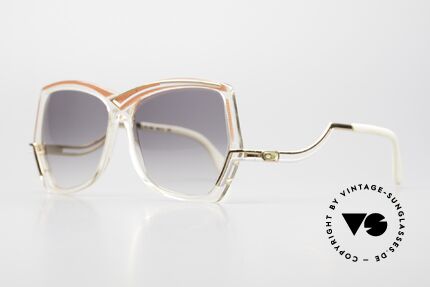 Cazal 178 Extraordinary Sunglasses Lady, ornamented frame & fancy temples - true vintage!, Made for Women