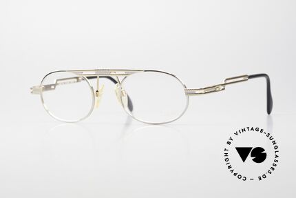 Cazal 762 Oval 90's Vintage Eyeglasses, oval vintage eyeglass-frame by CAZAL from 1997, Made for Men and Women