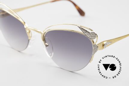 Essilor 812 Nautilus Ladies 80's Sunglasses, unbelievable craftsmanship (GOLD-PLATED metal frame), Made for Women