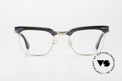 Metzler Marwitz Matura 60's Combi Glasses Gold-Plated, classic men's glasses from the Marwitz Optima series, Made for Men