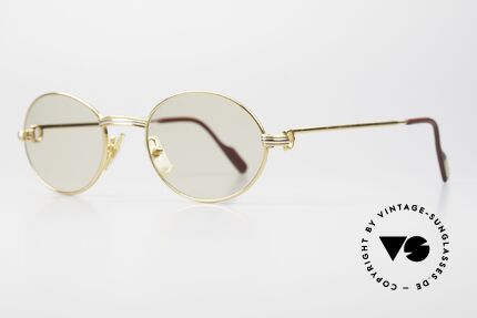 Cartier Saint Honore Large Size Changeable Lenses, new mineral lenses: darken automatically in the sun, Made for Men and Women