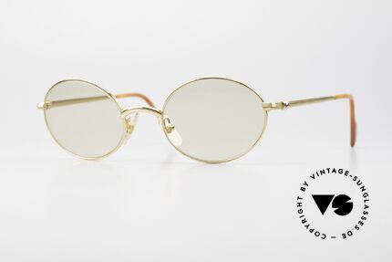Cartier Sorbonne Oval Luxury Sunglasses 90's Details