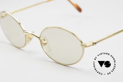 Cartier Sorbonne Oval Luxury Sunglasses 90's, 22ct gold-plated & new changeable automatic lenses, Made for Men and Women
