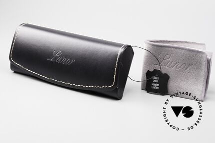 Lunor Leather Case Black With Presentation Or Gift Box, including a limited gift or presentation box, collectible!, Made for Men and Women
