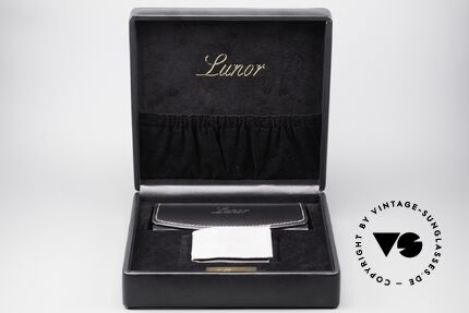 Lunor Leather Case Black With Presentation Or Gift Box Details
