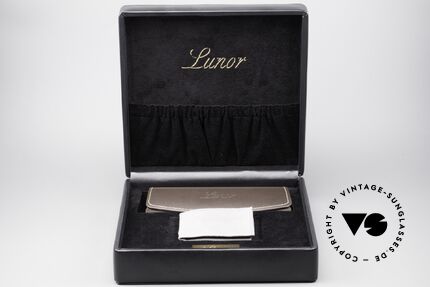 Lunor Leather Case Brown With Gift Or Presentation Box Details