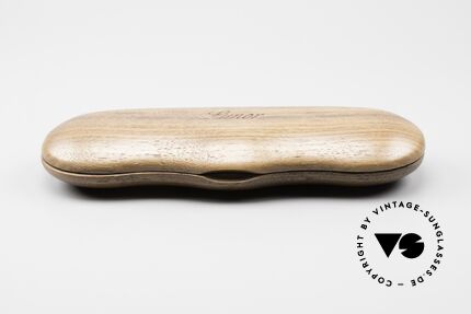 Lunor Wooden Folding Case - A Solid Wood Case Nut In Size A, size "A" = is the SMALLEST size of the folding cases!, Made for Men and Women