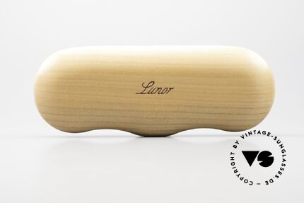 Lunor Wooden Folding Case - B Flip Wood Case Cherry In Size B, in principle suitable for all telescopic or folding specs, Made for Men and Women