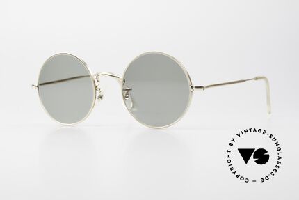 Algha Round Eye 44/20 Round 70's Sunglasses England, old vintage eyeglass-frame by Algha, UK Optical, Made for Men and Women