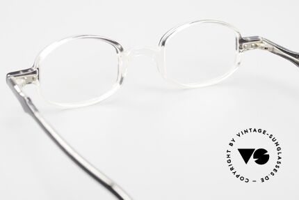 Lunor Mod 40 Original 90's Specs Crystal, demo lenses can be replaced with optical (sun) lenses, Made for Men and Women