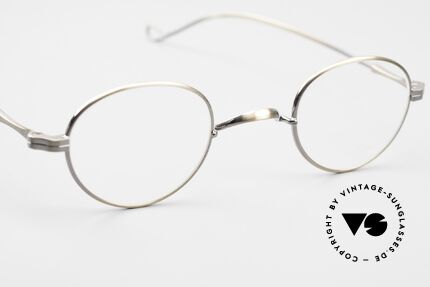 Lunor II 20 Small 90's Frame Antique Gold, this quality frame can be glazed with lenses of any kind, Made for Men and Women
