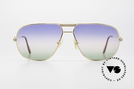 Cartier Tank - L 22ct Gold-Plated Tricolored, precious CARTIER eyewear; 22ct gold-plated - LUXURY!, Made for Men and Women