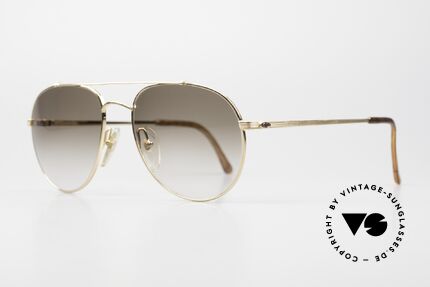 Christian Dior 2488 Rare 80's Aviator Sunglasses, noble brown-gradient lenses: 100% UV protection, Made for Men