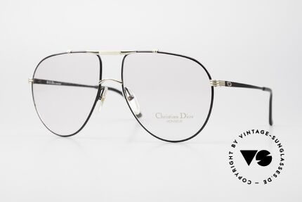 Christian Dior 2248 XXL 80's Eyeglasses For Men, noble frame of the "Monsieur"-series by Christian Dior, Made for Men