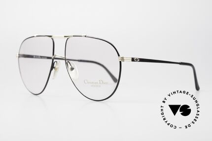 Christian Dior 2248 XXL 80's Eyeglasses For Men, classic aviator design in XXL size 63-17 (150mm width), Made for Men