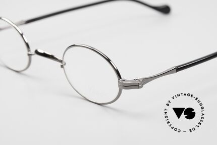 Lunor II A 04 XS Oval Eyeglasses Gunmetal, noble, classy, timeless = a genuine LUNOR ORIGINAL!, Made for Men and Women