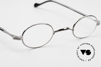 Lunor II A 04 XS Oval Eyeglasses Gunmetal, unworn RARITY (for all lovers of quality) from app. 1998, Made for Men and Women