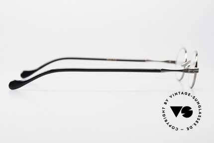 Lunor II A 04 XS Oval Eyeglasses Gunmetal, NO RETRO EYEGLASSES; but a luxury vintage ORIGINAL, Made for Men and Women